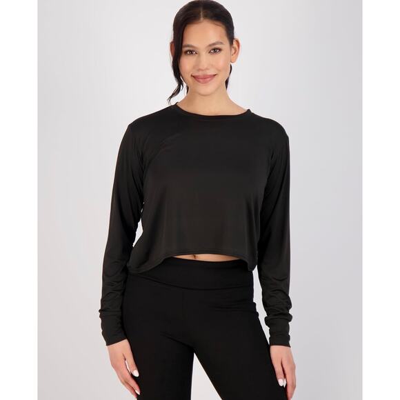 5-Pack Women's Dry-Fit Crop Top Long Sleeve by Real Essentials - Picture 4 of 5